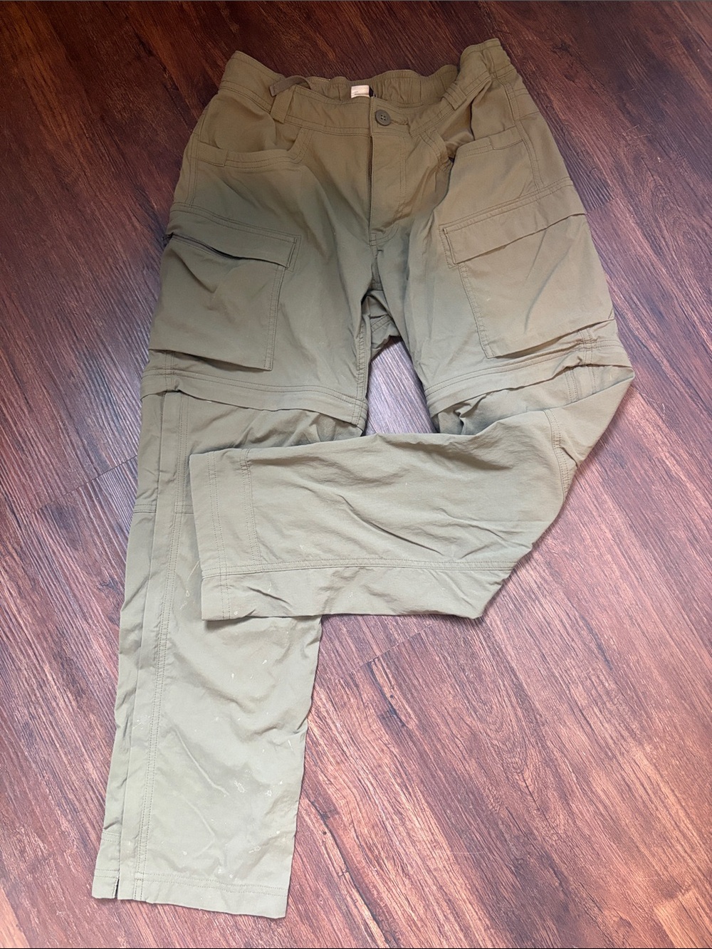 Women petite  Olive Cargo Convertible Pants